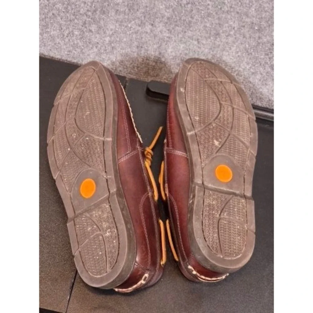 Timberland‎ Earthkeepers Mens 11.5 Dark Brown Leather Boat Shoes Loafers Casual